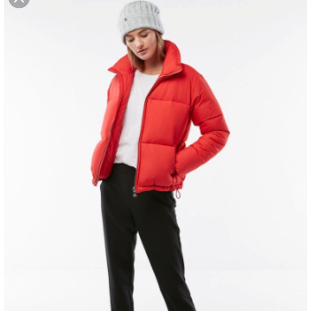 Red Puffer Coat